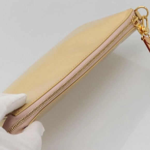 LOUIS VUITTON Vernis Pochette Accessoires Rose Angelique M90072 LV Auth 135464 - Picture 7 of 16